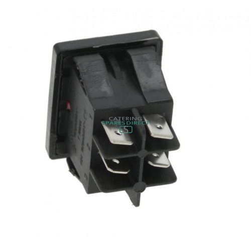Interlevin Red Rocker Switch