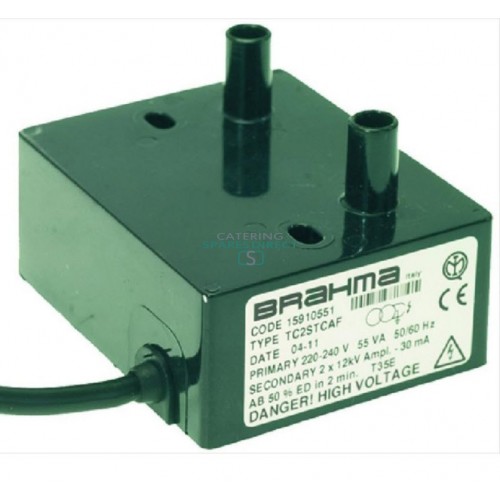 Zanolli Elet0135 Gas Pizza Oven 2 Wire Ignition Transformer Unit Brahma