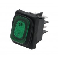 Atosa Green Rocker Power Switch - W0308019 Atosa Green Rocker Power Switch - W0308019