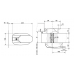 Coldkit Isark Lockable Cold Room Latch Handle kit 