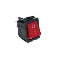 Zanolli Pizza Oven Red Rocker Switch - INTE0004 Zanolli Pizza Oven Red Rocker Switch - INTE0004