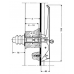 Fermod 1220 Cold Room Latch Handle Kit - Left Hand Hinged Fermod 1220 Cold Room Latch Handle Kit - Left Hand Hinged