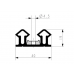 Fermod 67 Cold room Door Gasket 25 Meter 